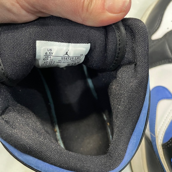 Air Jordan 1 Mid GS 'Racer Blue' 2021 Size 6 1/2Y - Picture 6 of 10